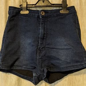 High Waisted Denim Shorts